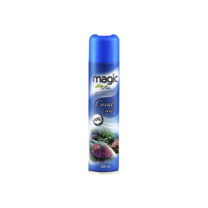 Освіжувач повітря ручний "Magic Air" Coral reef\Кораловий риф, 300 мл (24 шт/ящ) Арт. 25486300